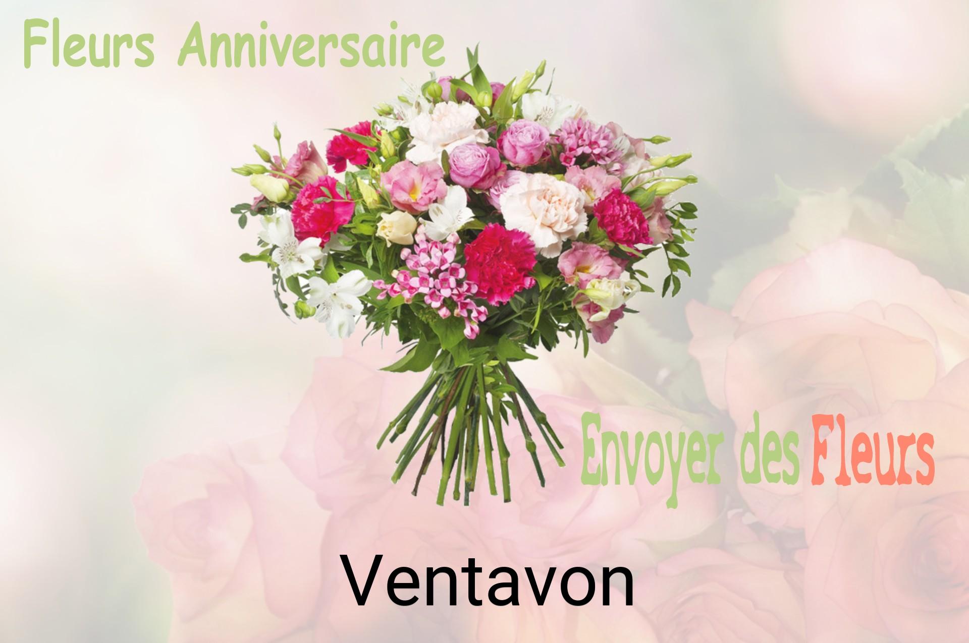 Bouquet de fleurs d’anniversaire livré à Ventavon