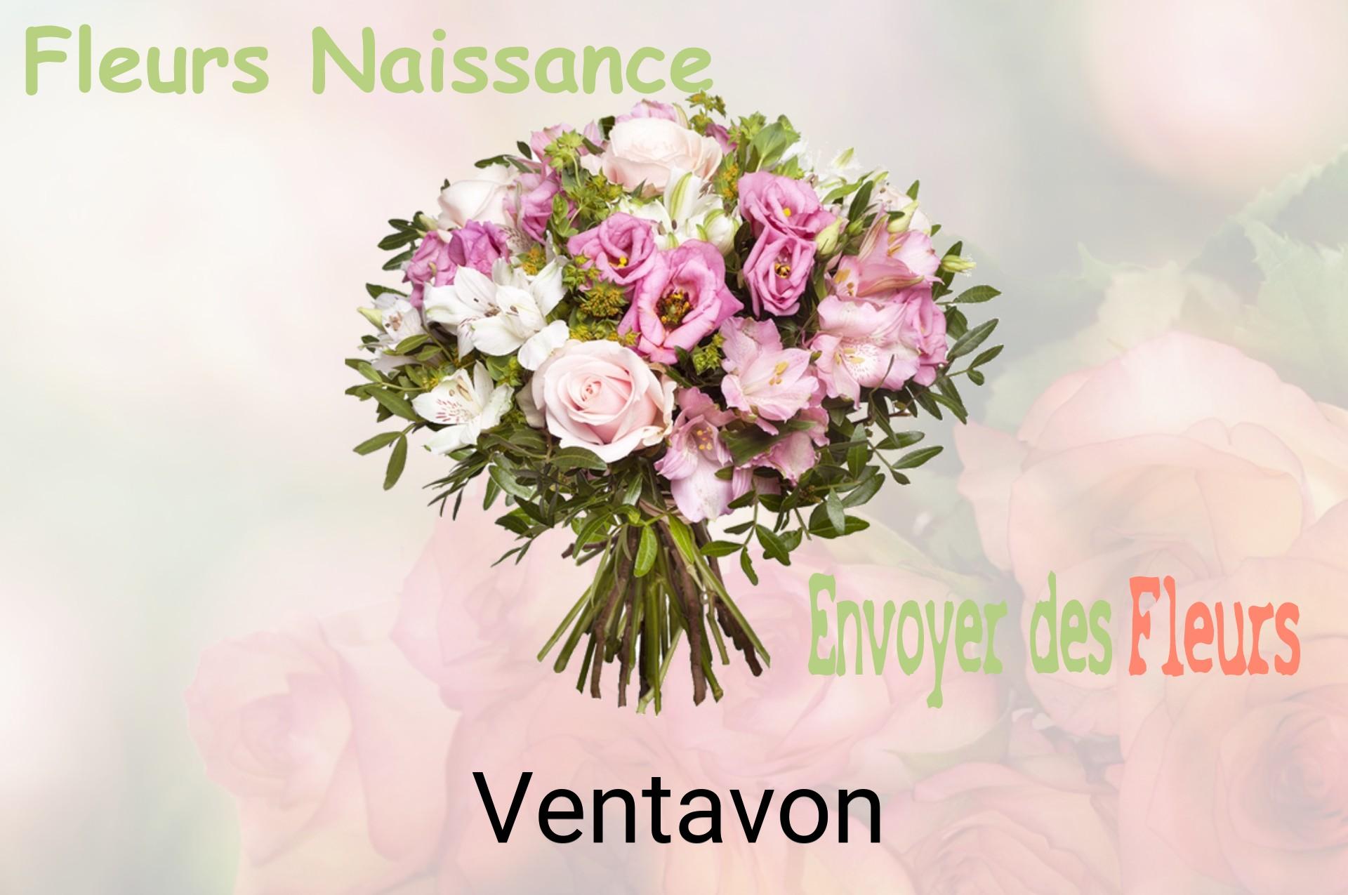 Bouquet de fleurs de naissance livré à Ventavon